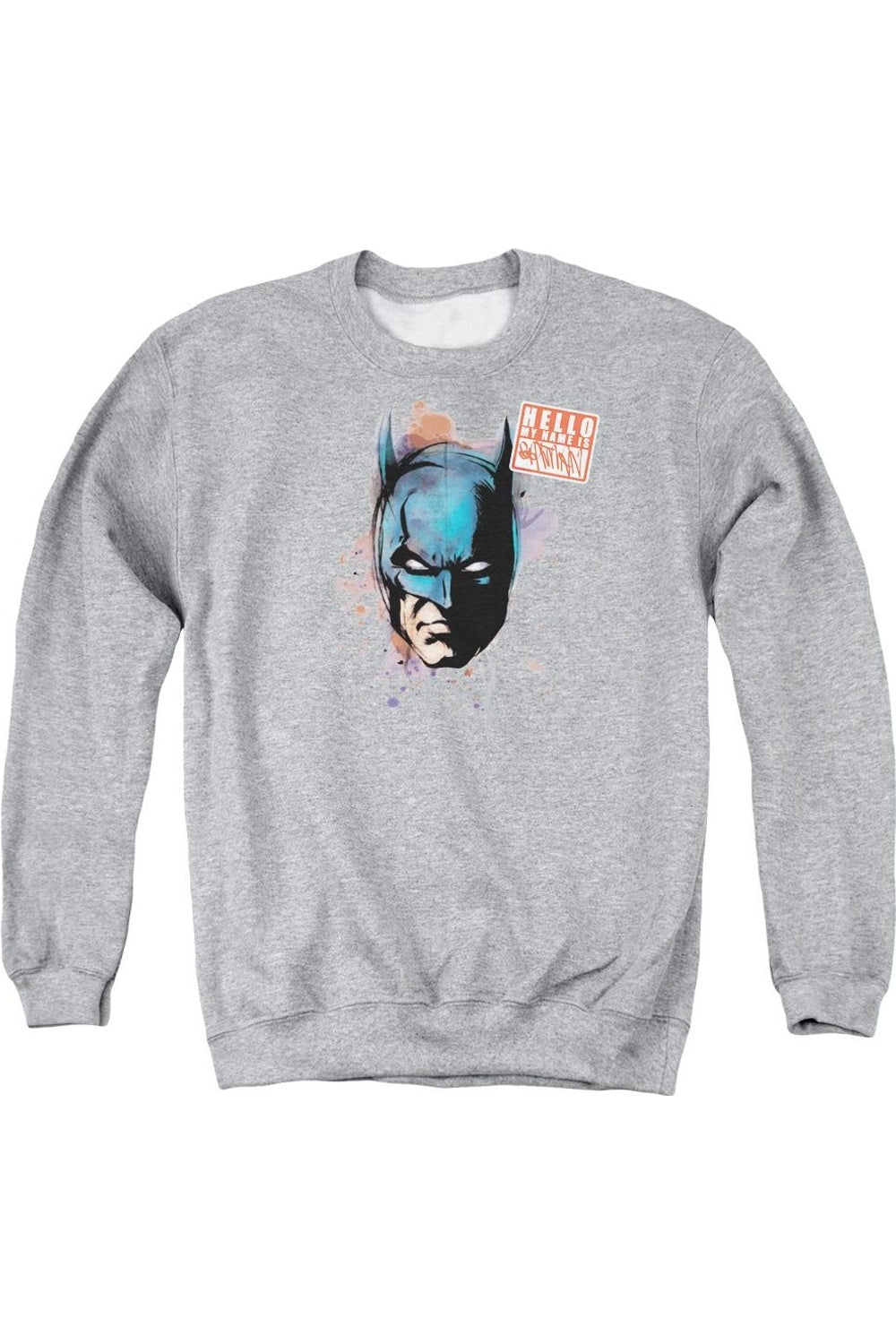 Толстовка Batman Hello для взрослых с круглым вырезом Gildan, цвет athletic heather
Толстовка Batman Hello для взрослых с круглым вырезом Gildan, цвет athletic heather