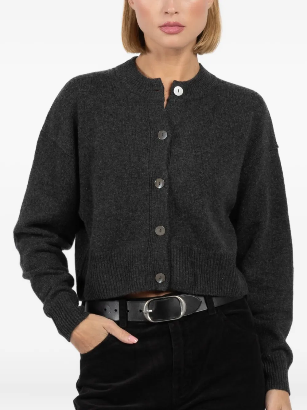 Кардиган с пуговицами спереди Autumn Cashmere, черный
Кардиган с пуговицами спереди Autumn Cashmere, черный