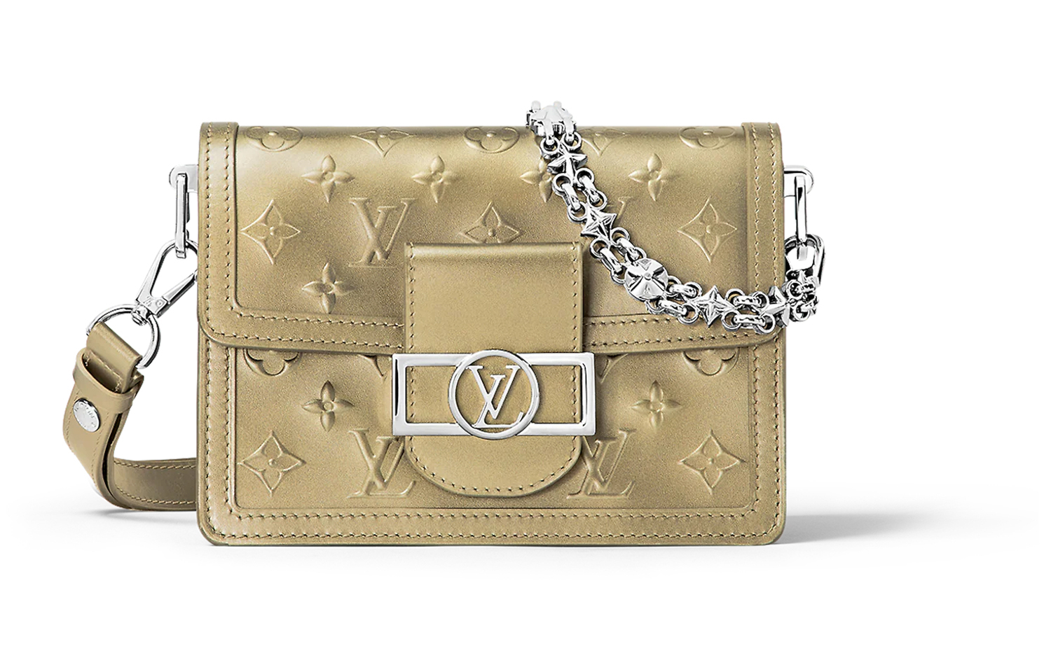 LOUIS VUITTON Сумка через плечо Dauphine Cow Leather Daphne Crossbody Bag для женщин в светло-золотом цвете
LOUIS VUITTON Сумка через плечо Dauphine Cow Leather Daphne Crossbody Bag для женщин в светло-золотом цвете