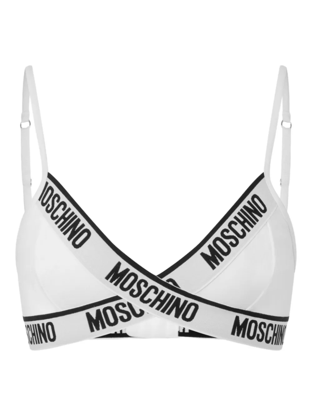 Бюстгальтер с логотипом Moschino, белый
Бюстгальтер с логотипом Moschino, белый