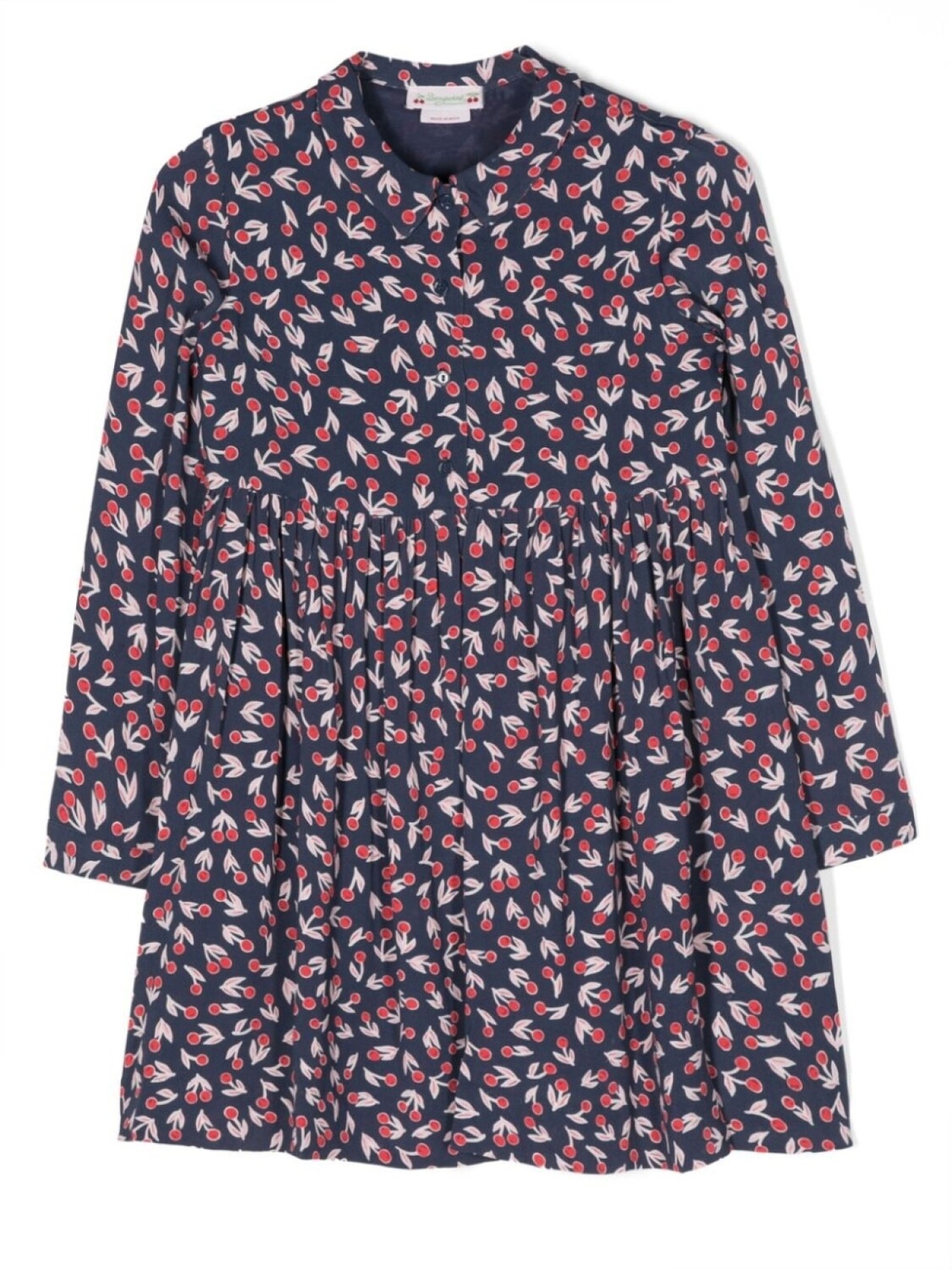 Bonpoint платье со сборками и принтом, синий
Bonpoint платье со сборками и принтом, синий