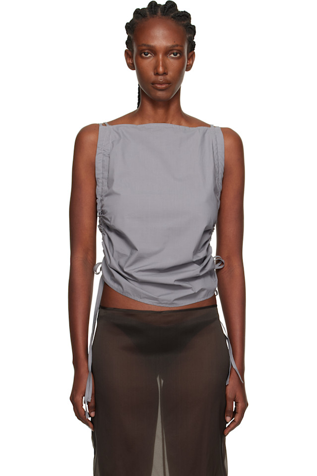 Женский топ с ремешками и принтом Baserange, серый
Женский топ с ремешками и принтом Baserange, серый