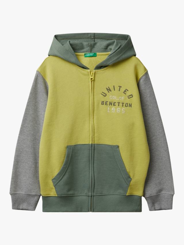 Детская хлопковая худи с молнией и цветными блоками Benetton, Multicolour
Детская хлопковая худи с молнией и цветными блоками Benetton, Multicolour