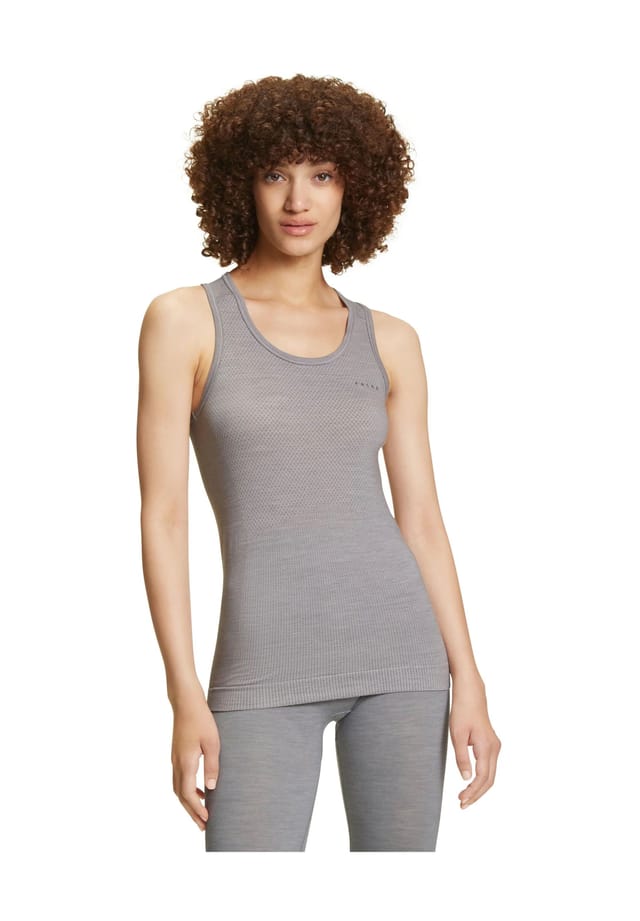 Майка с содержанием шерсти препятствующая появлению запаха Falke, серый
Майка с содержанием шерсти препятствующая появлению запаха Falke, серый