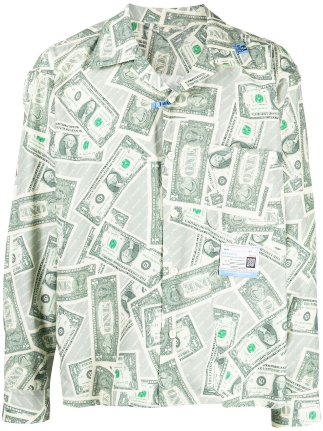 Maison Mihara Yasuhiro рубашка Dollar Bill с длинными рукавами, нейтральный цвет
Maison Mihara Yasuhiro рубашка Dollar Bill с длинными рукавами, нейтральный цвет
