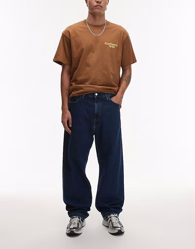 Джинсы Landon свободного кроя, средне-синего цвета Carhartt Wip
Джинсы Landon свободного кроя, средне-синего цвета Carhartt Wip