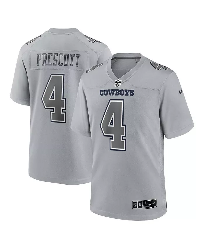 Мужская модная игровая джерси Dallas Cowboys Atmosphere в сером цвете Dak Prescott Nike
Мужская модная игровая джерси Dallas Cowboys Atmosphere в сером цвете Dak Prescott Nike