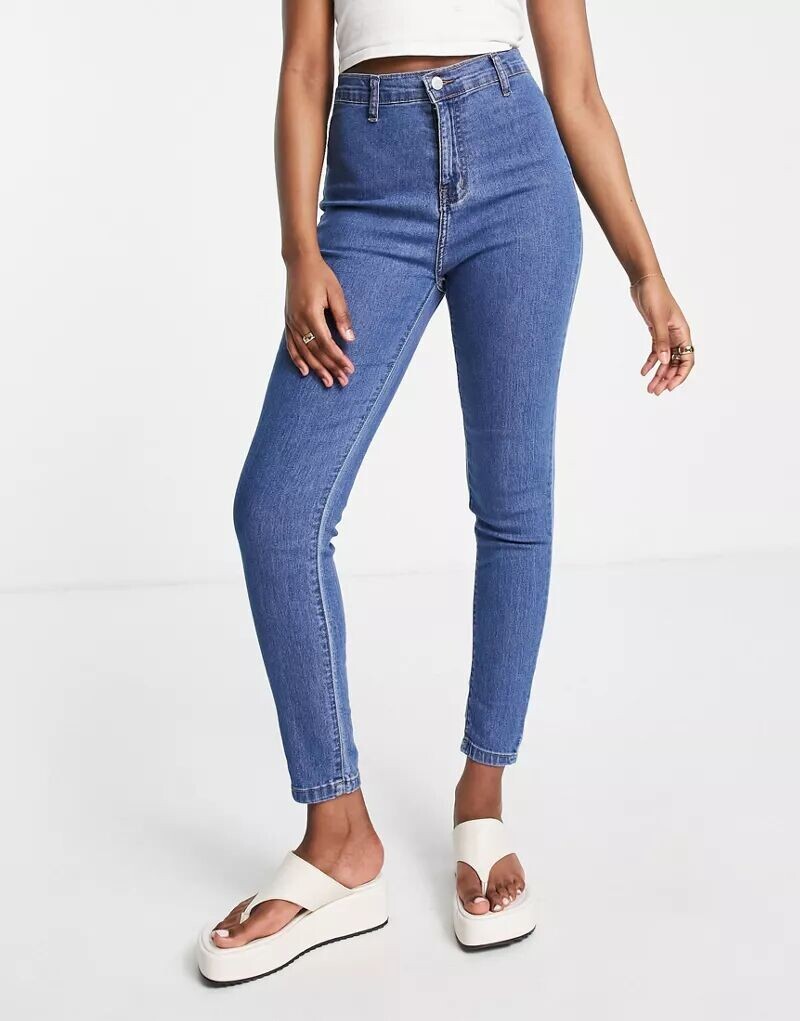 Джинсы скинни с завышенной талией DTT Chloe в цвете Mid Blue Wash Don't Think Twice, Синий, Джинсы скинни с завышенной талией DTT Chloe в цвете Mid Blue Wash Don't Think Twice
Джинсы скинни с завышенной талией DTT Chloe в цвете Mid Blue Wash Don't Think Twice, Синий, Джинсы скинни с завышенной талией DTT Chloe в цвете Mid Blue Wash Don't Think Twice