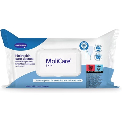 Салфетки для ухода за кожей MoliCare Skin Moist, застегивающаяся упаковка из 50 салфеток 20x30 см
Салфетки для ухода за кожей MoliCare Skin Moist, застегивающаяся упаковка из 50 салфеток 20x30 см