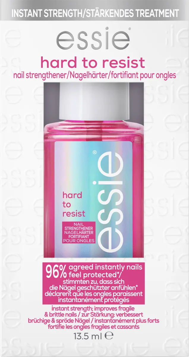 Отвердитель для ногтей Hard To Resist 13,5 мл essie
Отвердитель для ногтей Hard To Resist 13,5 мл essie