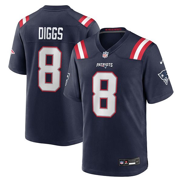Мужская игровая футболка New England Patriots Стефон Диггс в цвете navy Nike
Мужская игровая футболка New England Patriots Стефон Диггс в цвете navy Nike
