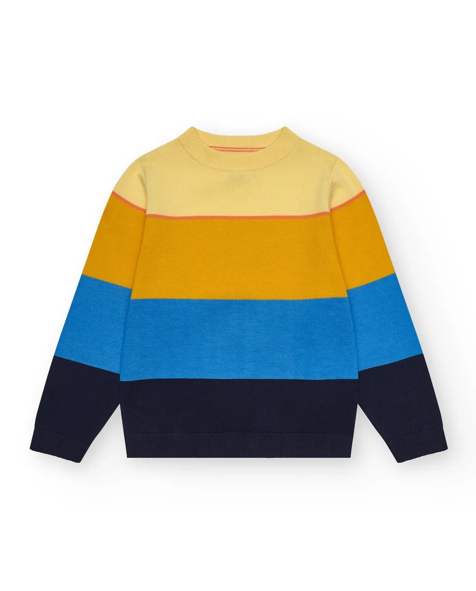 Детский джемпер с цветными блоками и круглым вырезом Tuc Tuc, многоцветный
Детский джемпер с цветными блоками и круглым вырезом Tuc Tuc, многоцветный