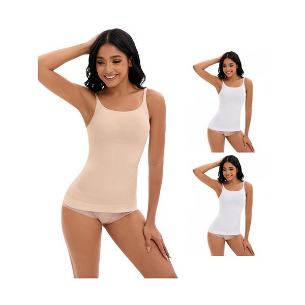 3 комплекта женских топов на регулируемых бретелях, корректирующих фигуру, с эффектом утягивания живота, не оставляющих следов. Inspire Chic, White Beige
3 комплекта женских топов на регулируемых бретелях, корректирующих фигуру, с эффектом утягивания живота, не оставляющих следов. Inspire Chic, White Beige