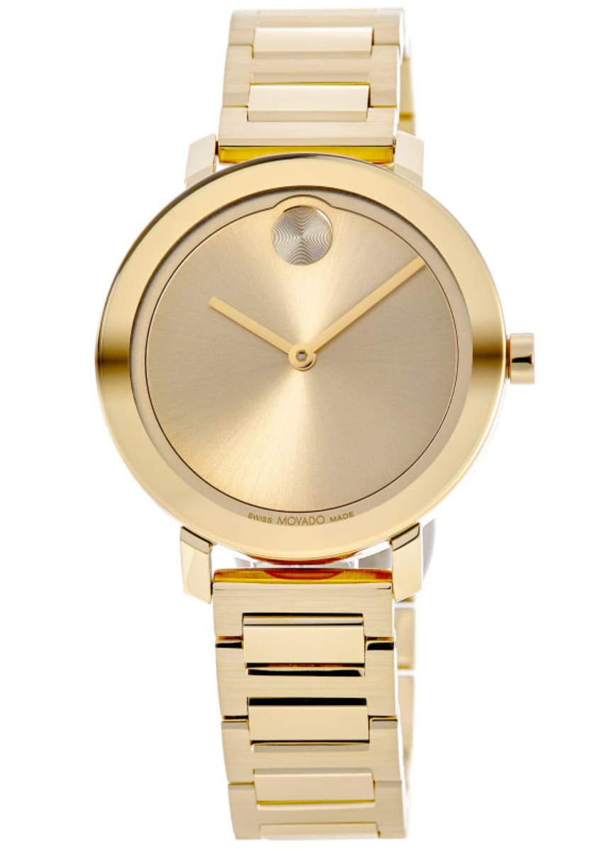 Movado Bold Evolution Женские часы с золотым циферблатом и сталью 3600822, желтый
Movado Bold Evolution Женские часы с золотым циферблатом и сталью 3600822, желтый