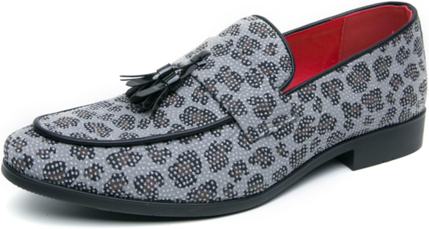 Мужские лоферы с цветочным узором и кисточками, стильная обувь без шнурков для повседневной носки и вечеринок Khwfjas, серый
Мужские лоферы с цветочным узором и кисточками, стильная обувь без шнурков для повседневной носки и вечеринок Khwfjas, серый