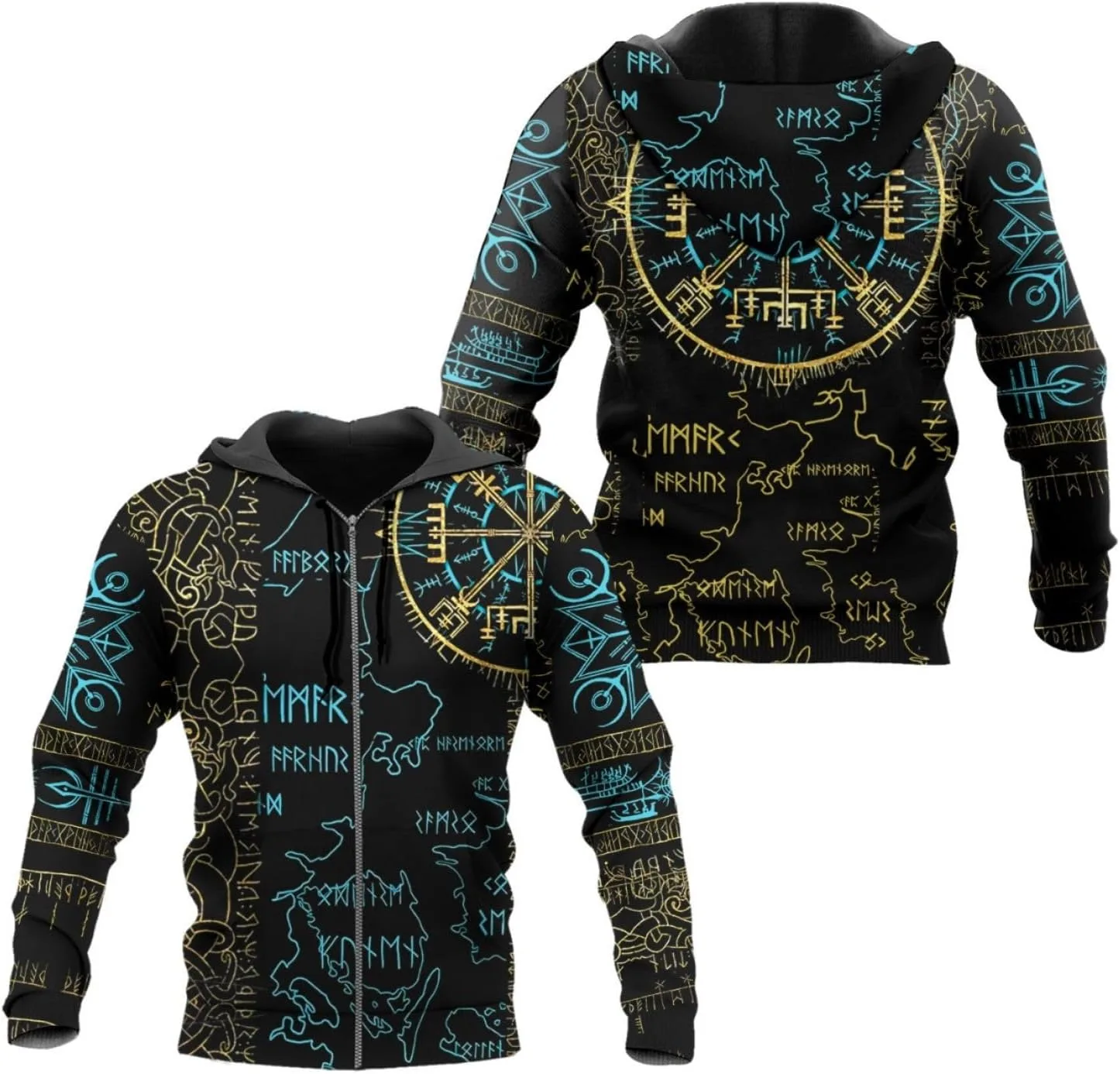 Толстовка с капюшоном Viking Zip Hoodie с 3D принтом 365CUSGIFTS
Толстовка с капюшоном Viking Zip Hoodie с 3D принтом 365CUSGIFTS