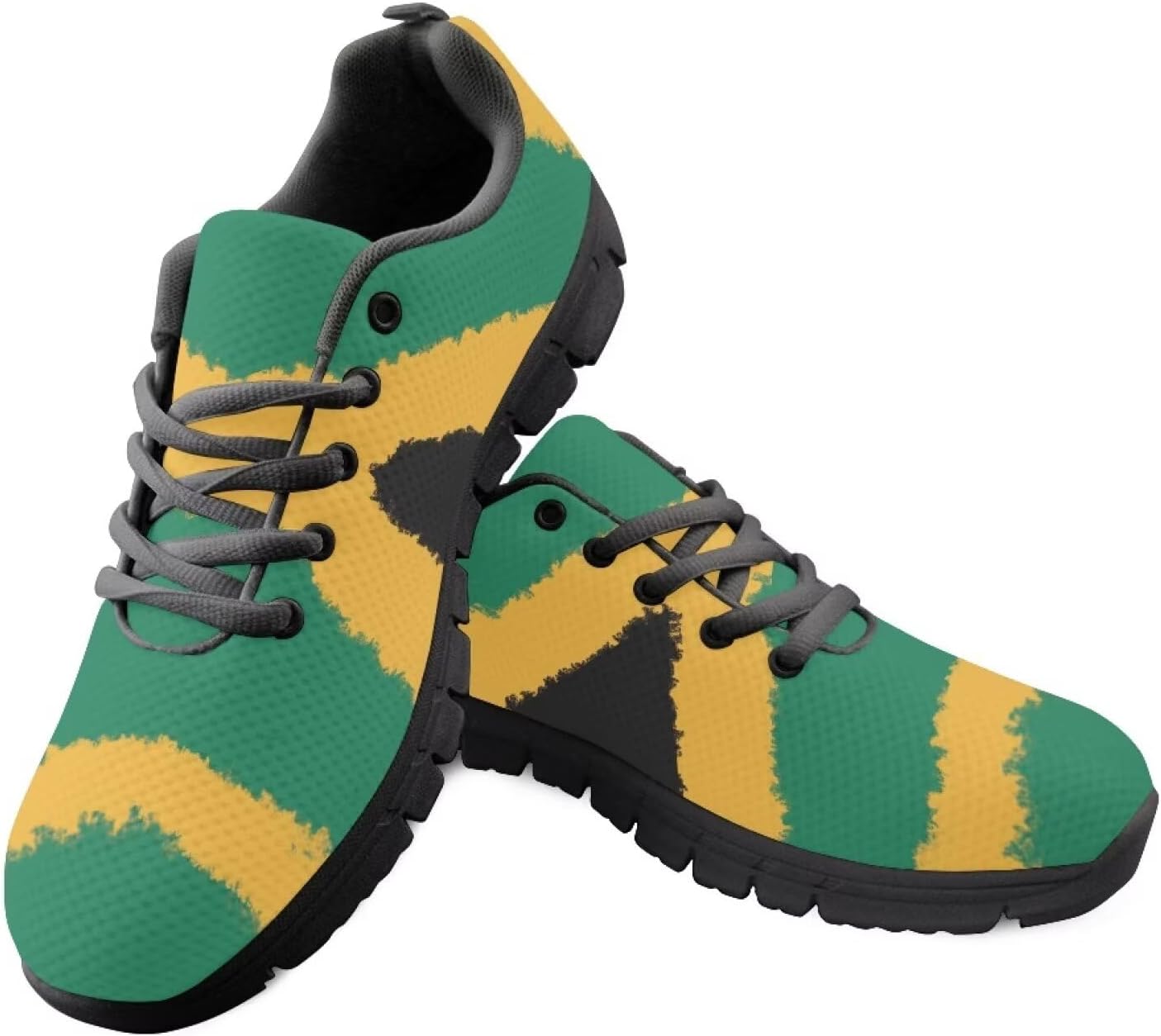 HUGS IDEA Кроссовки для бега с британским флагом для мужчин Легкие прогулочные обувь, Jamaican Flag
HUGS IDEA Кроссовки для бега с британским флагом для мужчин Легкие прогулочные обувь, Jamaican Flag