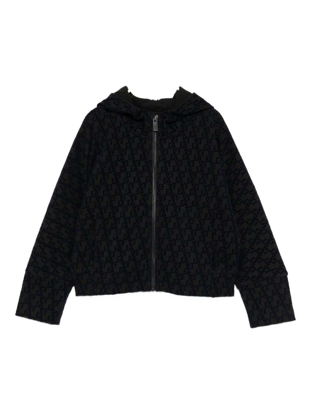 Худи с монограммой Emporio Armani Kids, черный
Худи с монограммой Emporio Armani Kids, черный