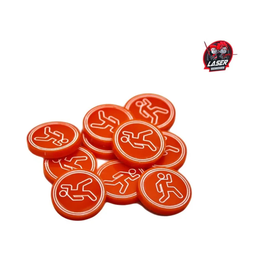 Набор жетонов — побег, Laser Warriors - Markers & Tokens 
Набор жетонов — побег, Laser Warriors - Markers & Tokens