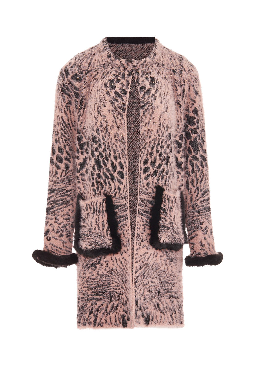 Толстовка faina Strickjacke, розовый 
Толстовка faina Strickjacke, розовый