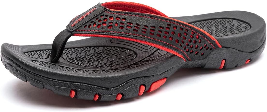 Мужские шлепанцы с поддержкой свода стопы, удобные модные пляжные сандалии на липучке, спортивные повседневные тапочки с открытым носком, летняя обувь Tangdao, черный/красный
Мужские шлепанцы с поддержкой свода стопы, удобные модные пляжные сандалии на липучке, спортивные повседневные тапочки с открытым носком, летняя обувь Tangdao, черный/красный