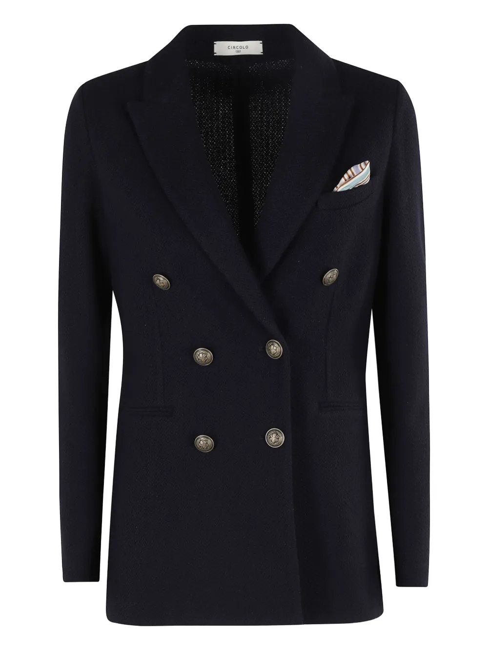 Двубортный блейзер Circolo 1901, синий
Двубортный блейзер Circolo 1901, синий
