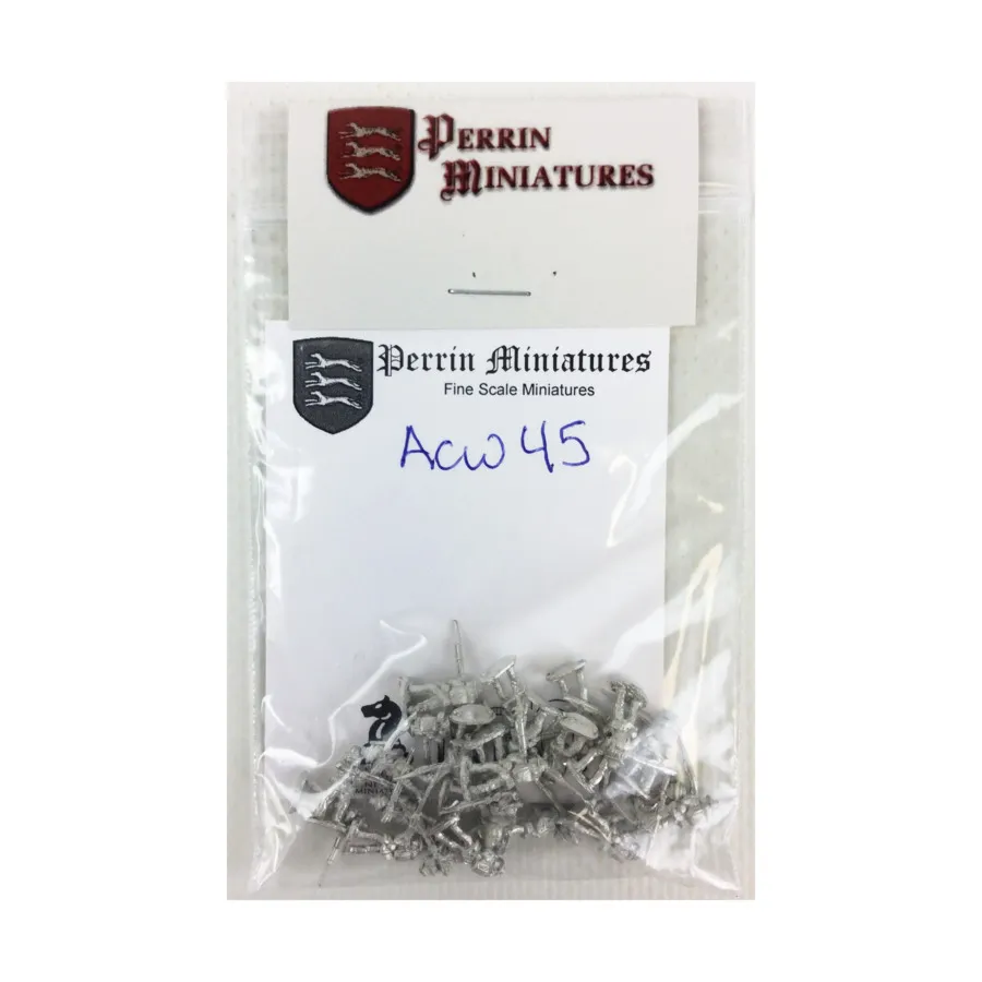 Пальто-мешки и шляпы с напуском — стрельба, ACW Miniatures - Infantry (10mm) (Perrin Miniatures)
Пальто-мешки и шляпы с напуском — стрельба, ACW Miniatures - Infantry (10mm) (Perrin Miniatures)