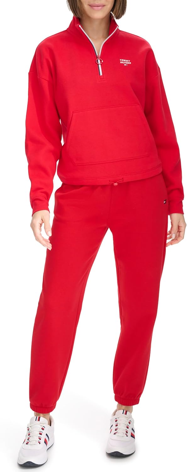 Женская флисовая толстовка Tommy Hilfiger с застежкой-молнией Quarter Zip, Rich Red
Женская флисовая толстовка Tommy Hilfiger с застежкой-молнией Quarter Zip, Rich Red