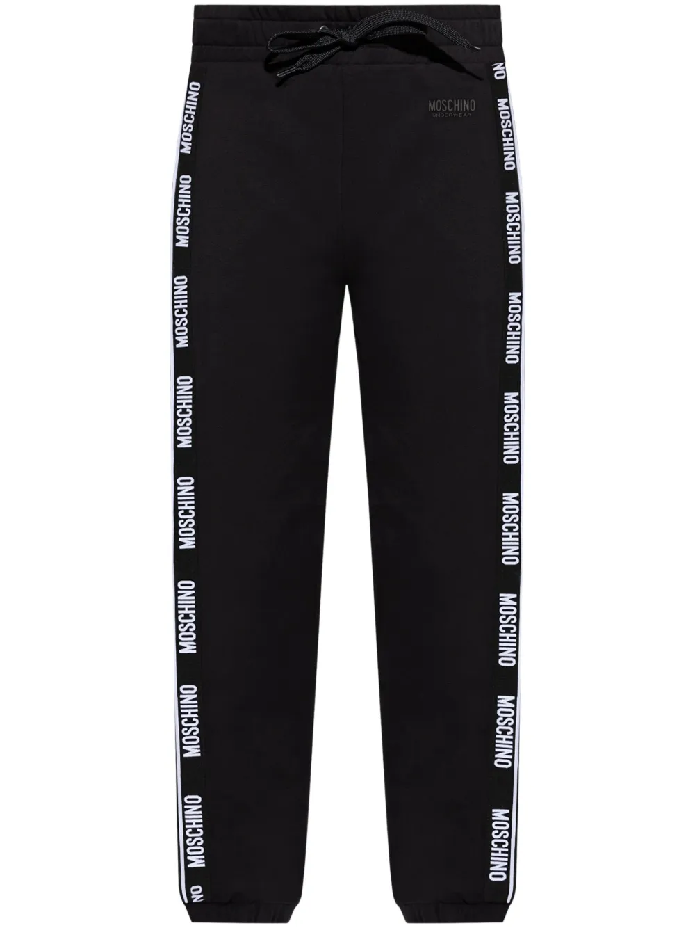 Брюки с логотипами на лампасах Moschino, черный
Брюки с логотипами на лампасах Moschino, черный
