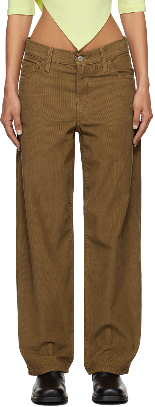 Коричневые мешковатые джинсы Dad Levi's
Коричневые мешковатые джинсы Dad Levi's