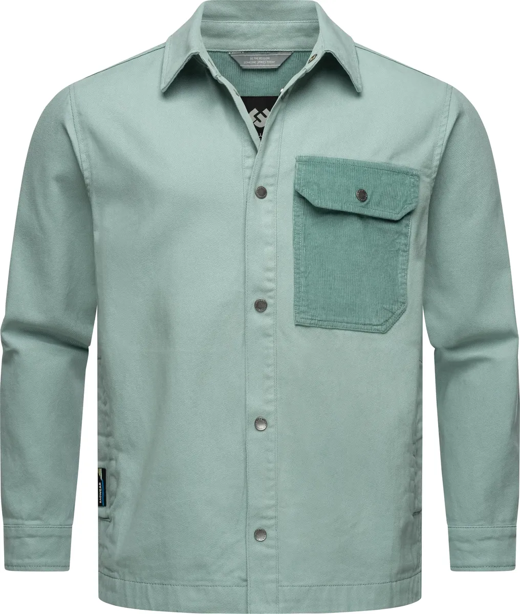 Верхняя рубашка Ragwear "Garwend", стильная мужская рубашка лесоруба с нагрудным карманом, голубой
Верхняя рубашка Ragwear "Garwend", стильная мужская рубашка лесоруба с нагрудным карманом, голубой