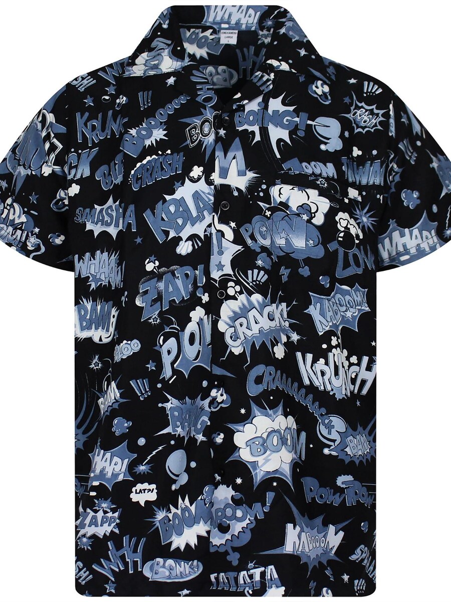 Рубашка King Kameha Boom Bang, серый
Рубашка King Kameha Boom Bang, серый