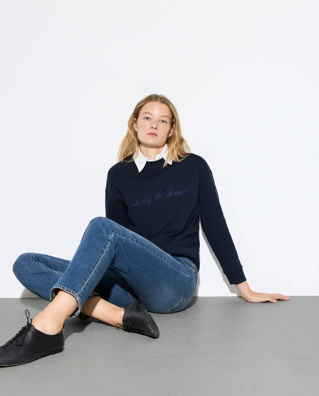 Женская однотонная футболка с длинным рукавом Woman El Corte Inglés, темно-синий
Женская однотонная футболка с длинным рукавом Woman El Corte Inglés, темно-синий