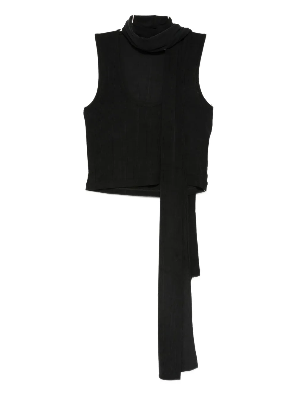 Блузка с круглым вырезом и шарфом Aya Muse, черный
Блузка с круглым вырезом и шарфом Aya Muse, черный