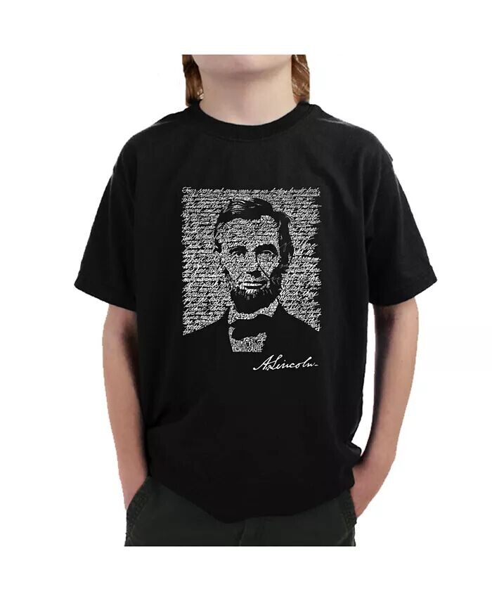 Футболка Big Boy's Word Art - Авраам Линкольн - Геттисбергская речь LA Pop Art, черный
Футболка Big Boy's Word Art - Авраам Линкольн - Геттисбергская речь LA Pop Art, черный