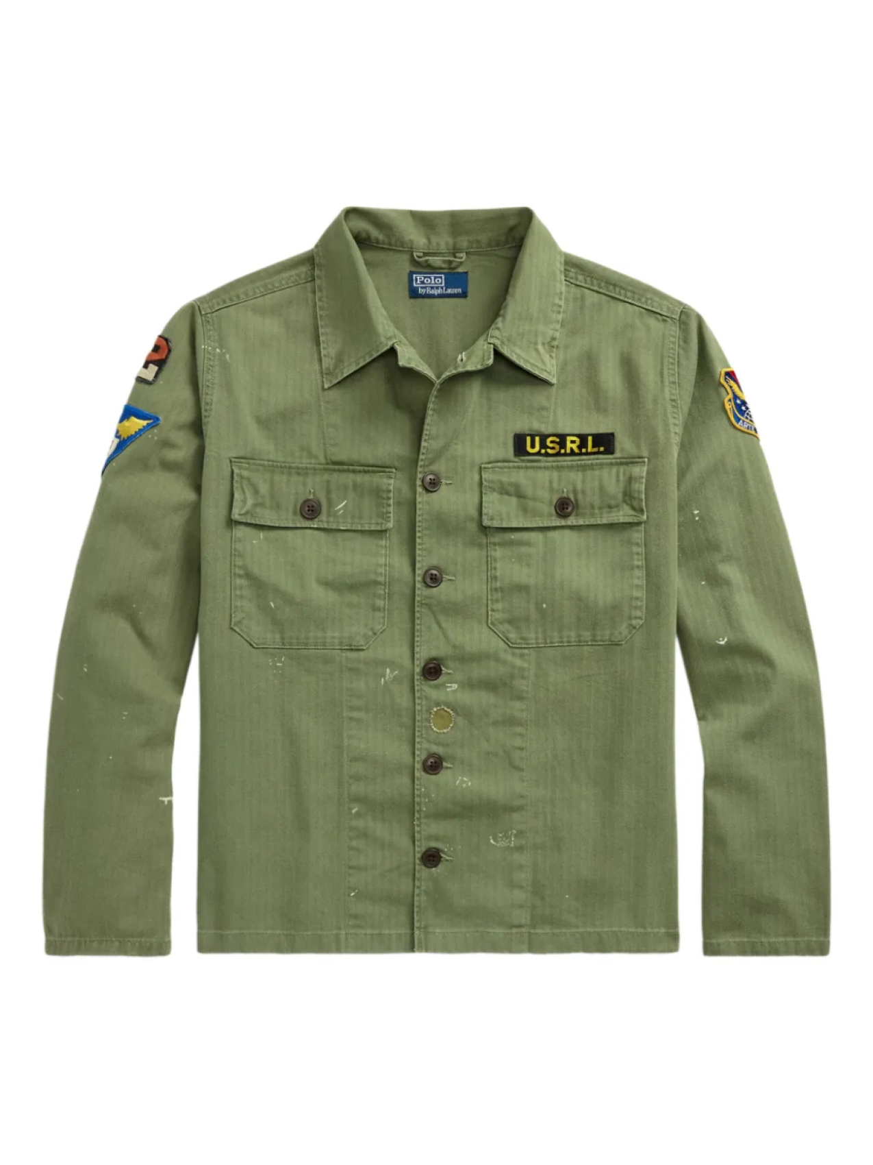 Куртка-рубашка с нашивками Polo Ralph Lauren, зеленый
Куртка-рубашка с нашивками Polo Ralph Lauren, зеленый