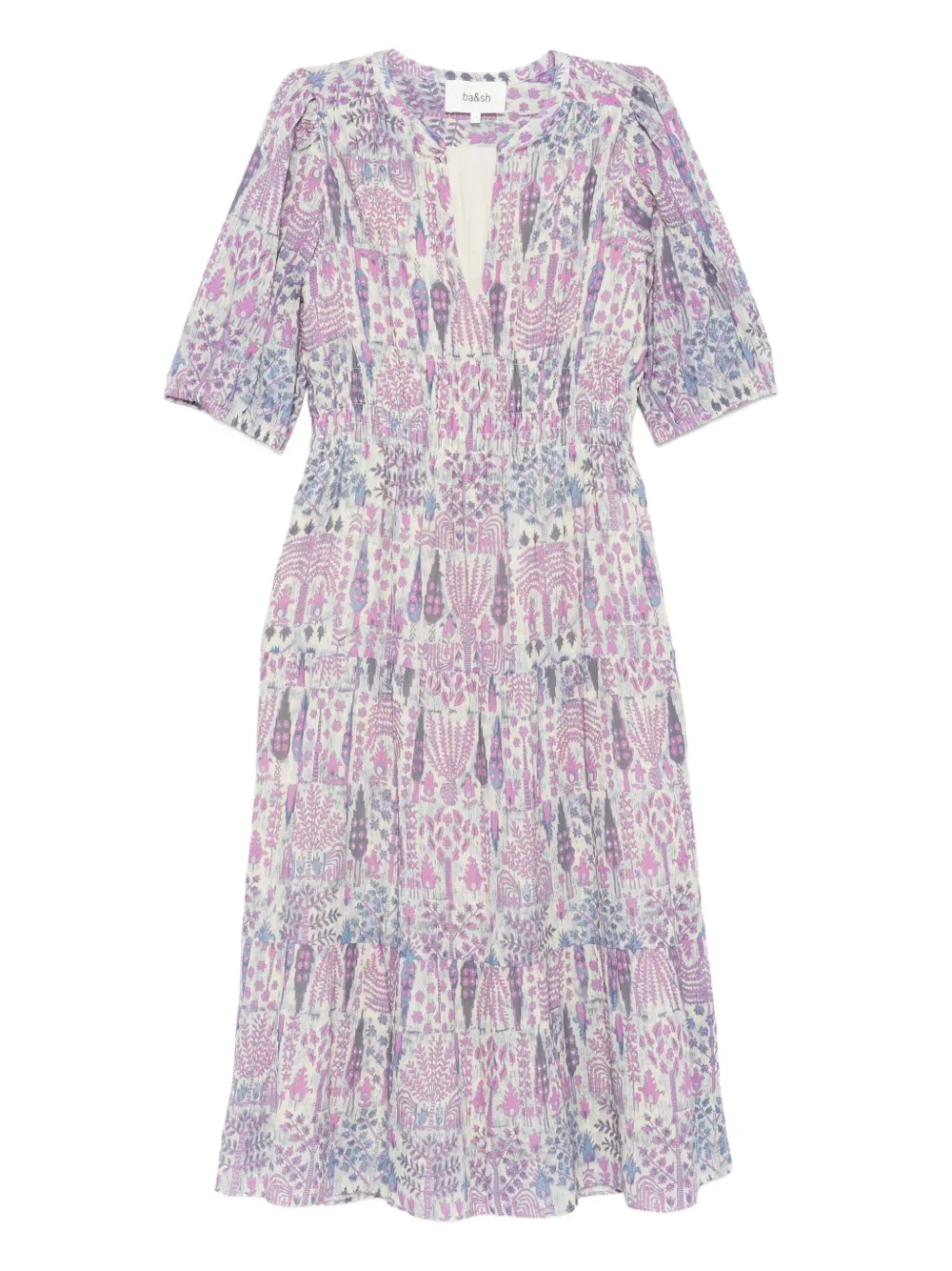Платье миди Panissa с объемными рукавами и принтом Ba&Sh, розовый
Платье миди Panissa с объемными рукавами и принтом Ba&Sh, розовый