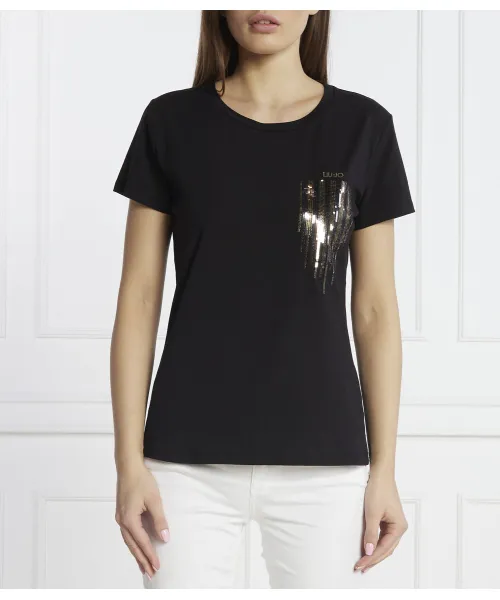 Футболка Regular fit Liu Jo Sport, черный 
Футболка Regular fit Liu Jo Sport, черный