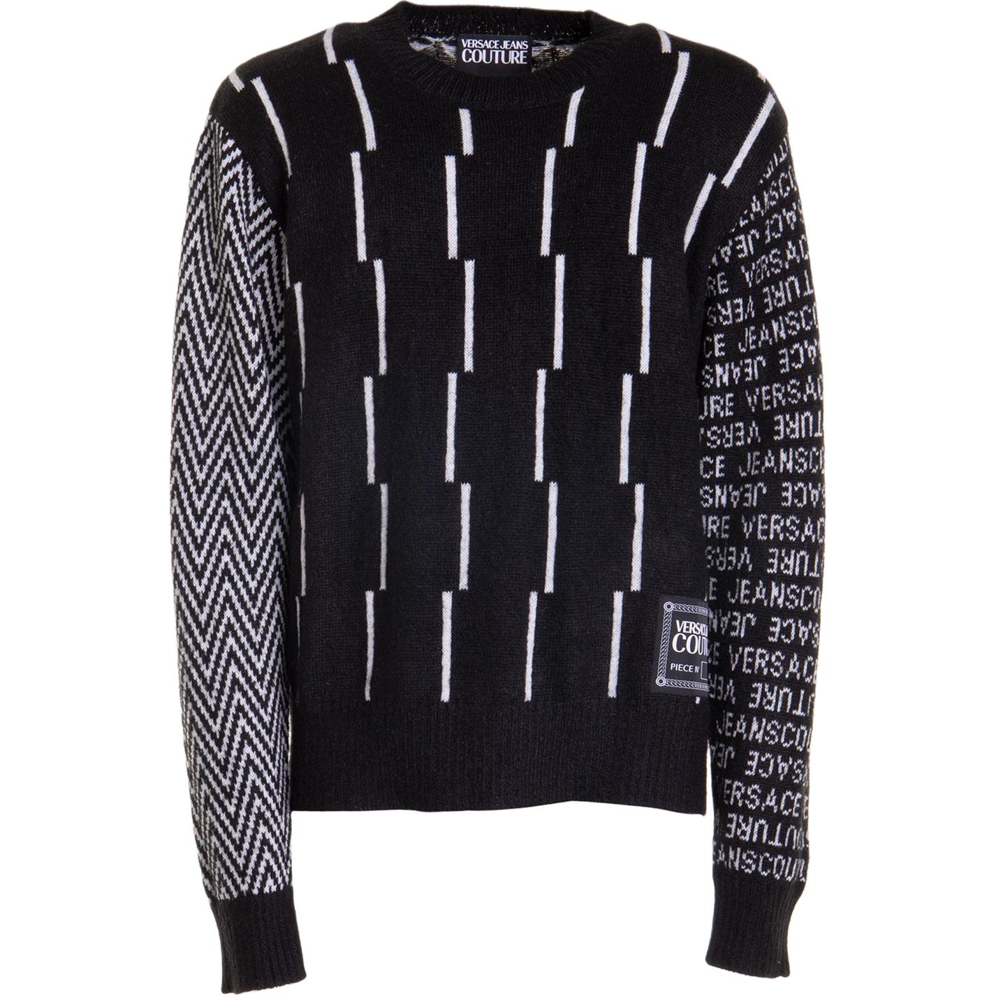 Свитер с накладным логотипом VERSACE JEANS COUTURE, черный
Свитер с накладным логотипом VERSACE JEANS COUTURE, черный
