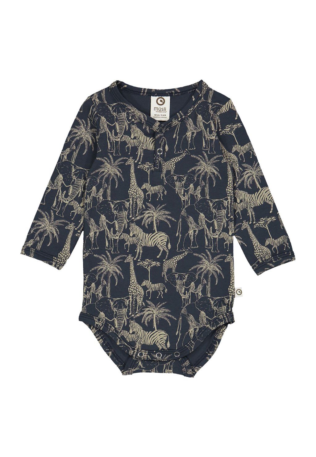 Боди Müsli by GREEN COTTON, темно-синий 
Боди Müsli by GREEN COTTON, темно-синий