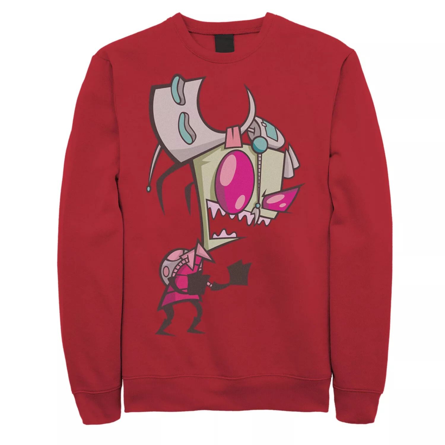 Мужской флисовый пуловер с рисунком Invader Zim угрожающий смех усталый портрет Gir, Red Nickelodeon, красный
Мужской флисовый пуловер с рисунком Invader Zim угрожающий смех усталый портрет Gir, Red Nickelodeon, красный