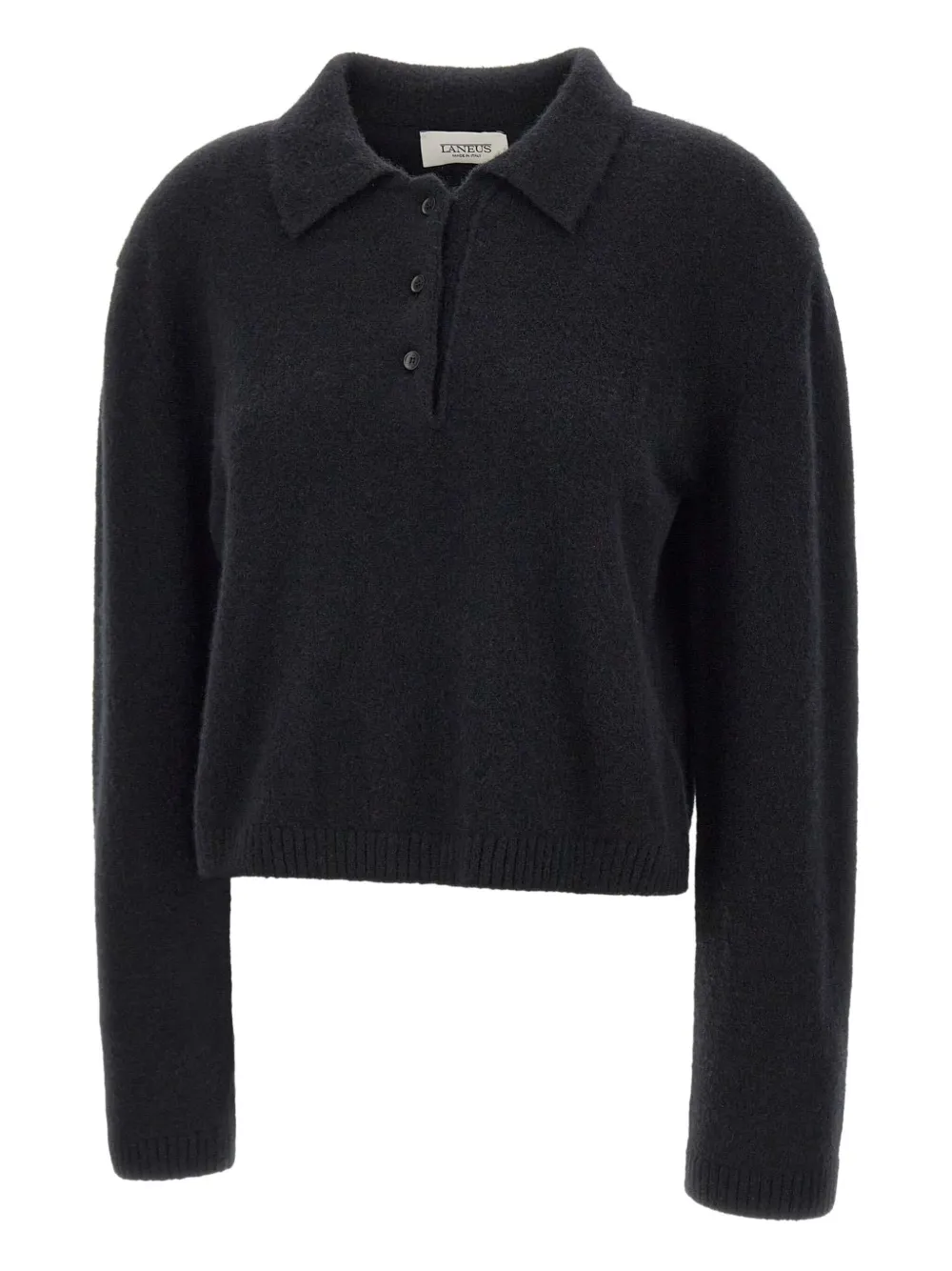 Укороченный топ-поло с длинными рукавами Laneus, черный
Укороченный топ-поло с длинными рукавами Laneus, черный