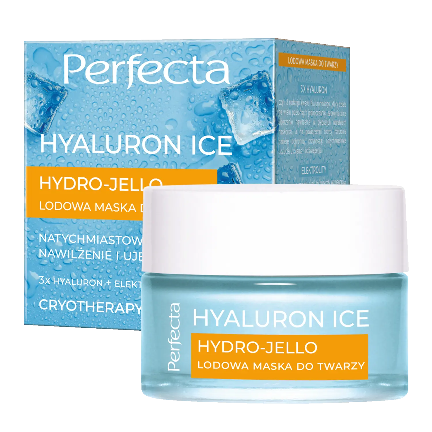 Ледяная маска для лица Perfecta Hyaluron Ice, 50 мл
Ледяная маска для лица Perfecta Hyaluron Ice, 50 мл