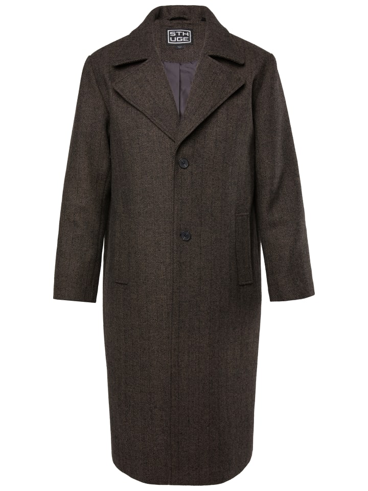 Короткое пальто земляно-коричневого цвета STHUGE
Короткое пальто земляно-коричневого цвета STHUGE