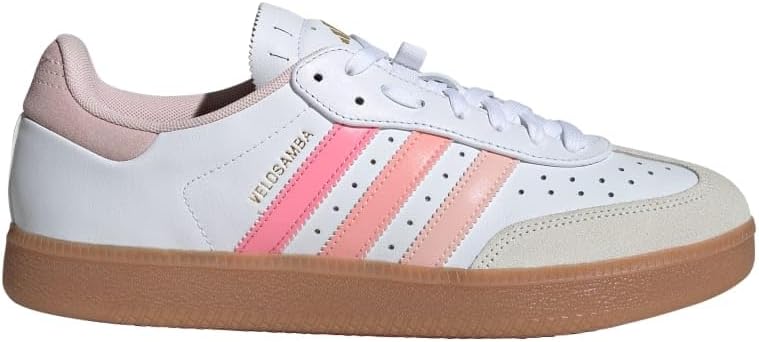 Кроссовки Adidas для взрослых унисекс The Velosamba, белый/розовый/золотой
Кроссовки Adidas для взрослых унисекс The Velosamba, белый/розовый/золотой