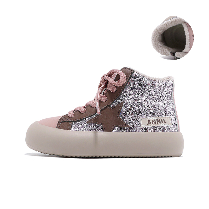 Детские ботинки с противоскользящей подошвой, амортизирующие, устойчивые к истиранию, термостойкие, детские Annil, розовый
Детские ботинки с противоскользящей подошвой, амортизирующие, устойчивые к истиранию, термостойкие, детские Annil, розовый