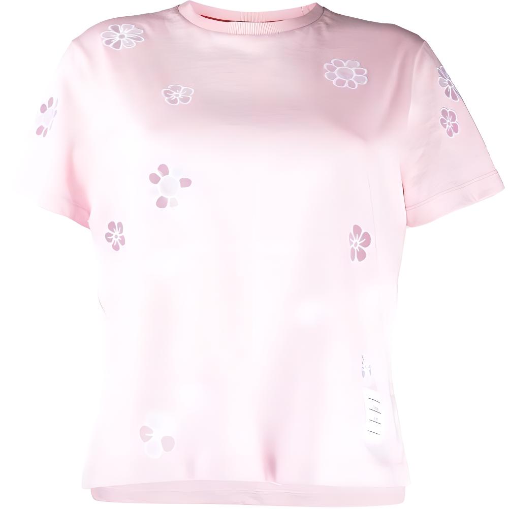 Футболка с рукавом реглан женская THOM BROWNE, розовая
Футболка с рукавом реглан женская THOM BROWNE, розовая