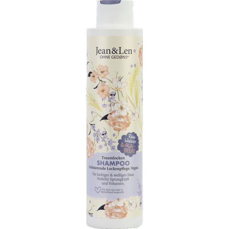 Шампунь Dream Curls с рисовой водой и ягодами асаи Jean&Len, 300 ml
Шампунь Dream Curls с рисовой водой и ягодами асаи Jean&Len, 300 ml
