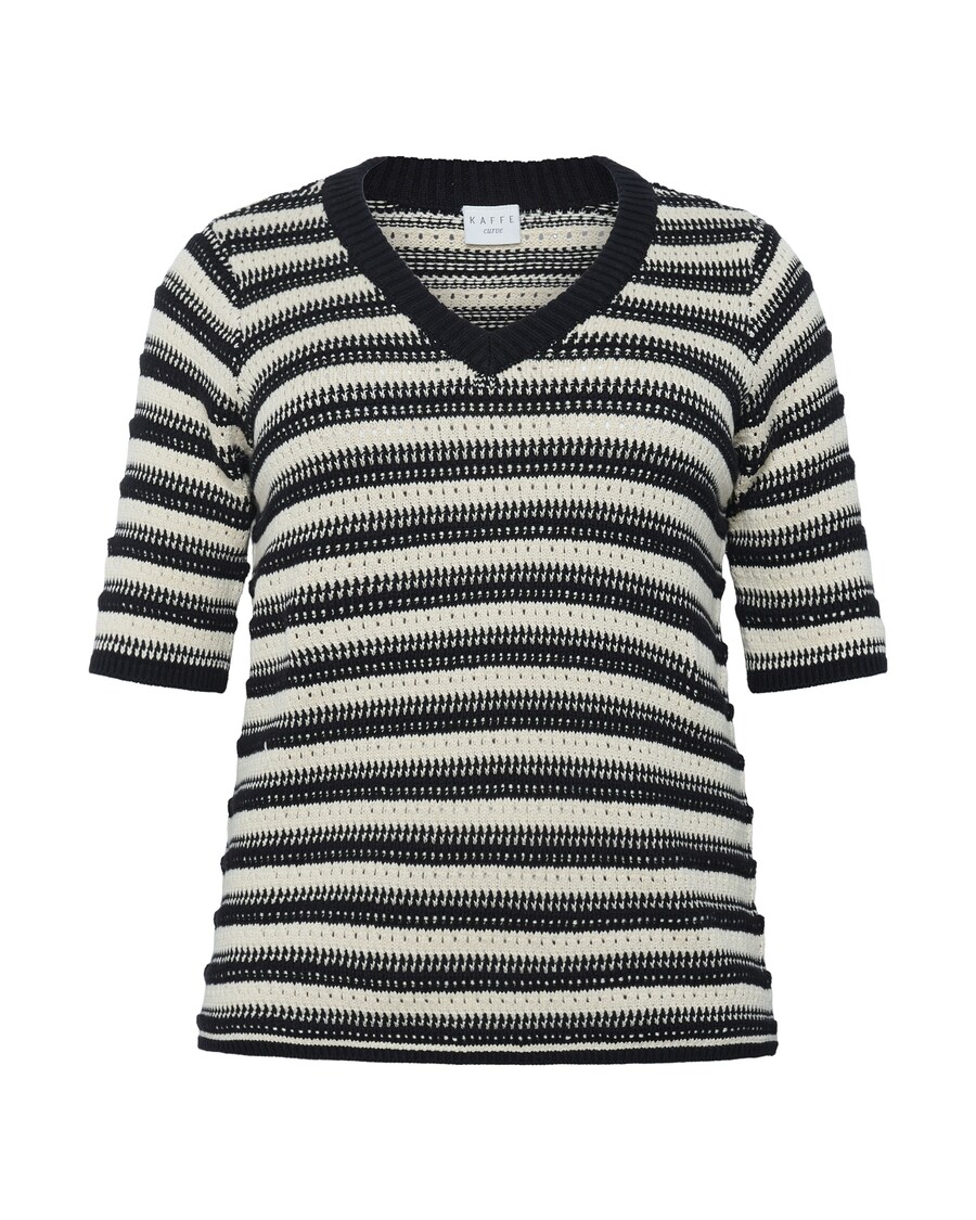 Свитер KAFFE CURVE KCstina, черный/белый
Свитер KAFFE CURVE KCstina, черный/белый