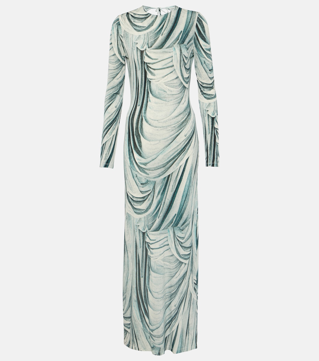 Платье макси из джерси с принтом Rabanne, Drappe Bleu
Платье макси из джерси с принтом Rabanne, Drappe Bleu